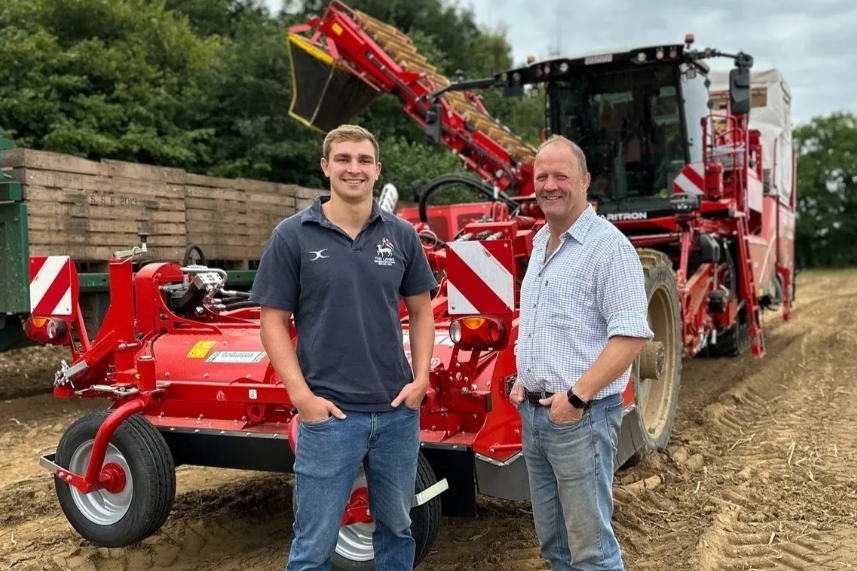 Leicester Tigers' van Poortvliet on farming and his safe place