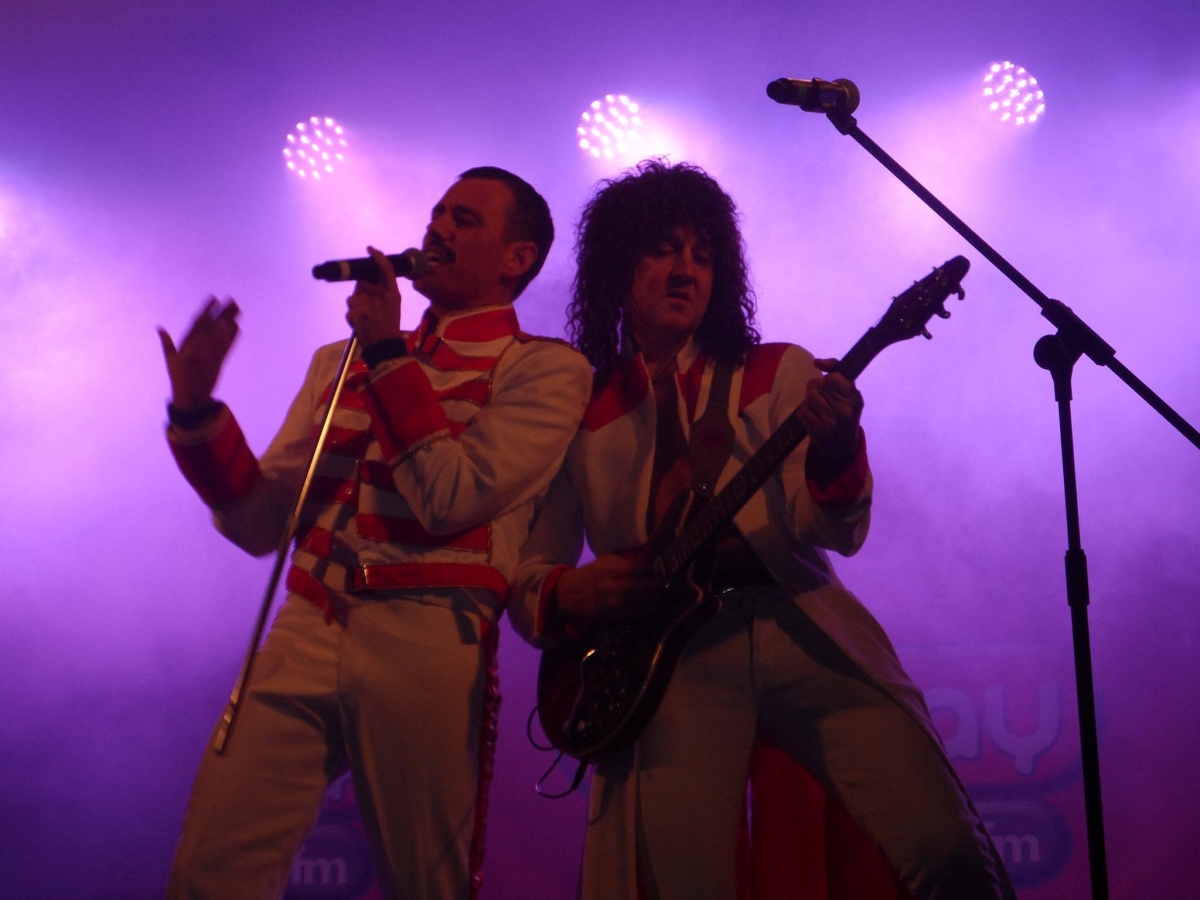 Image for Freddie Mercury and Brian May tribute act duo. Ready to rock?